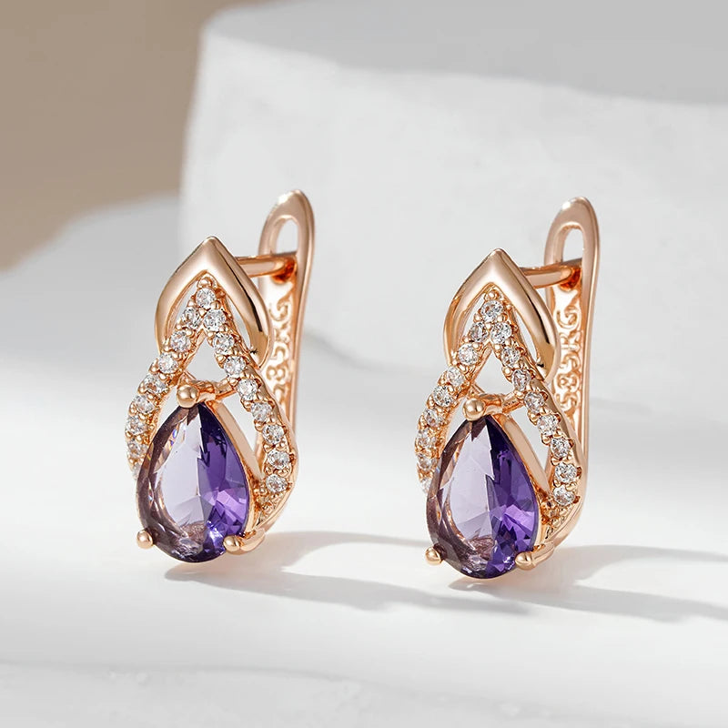 Halo Teardrop Earrings