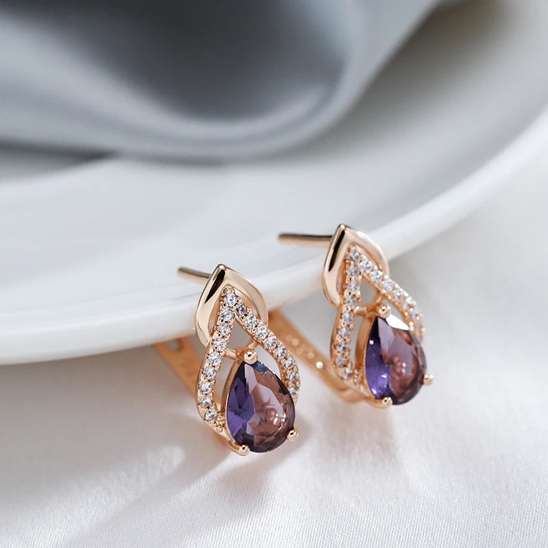 Halo Teardrop Earrings