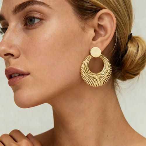 Aurelia Disc Hoops