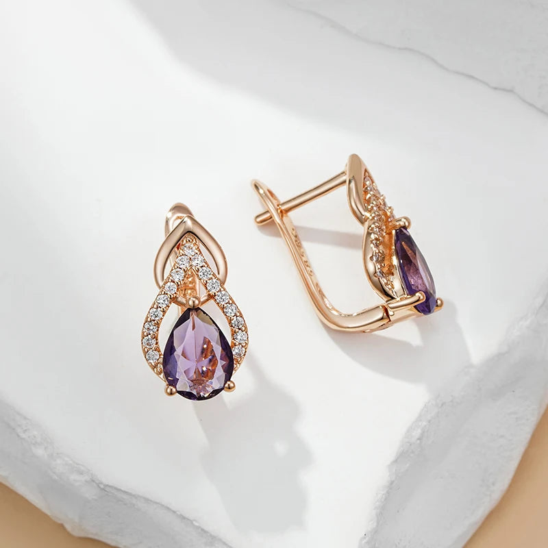 Halo Teardrop Earrings