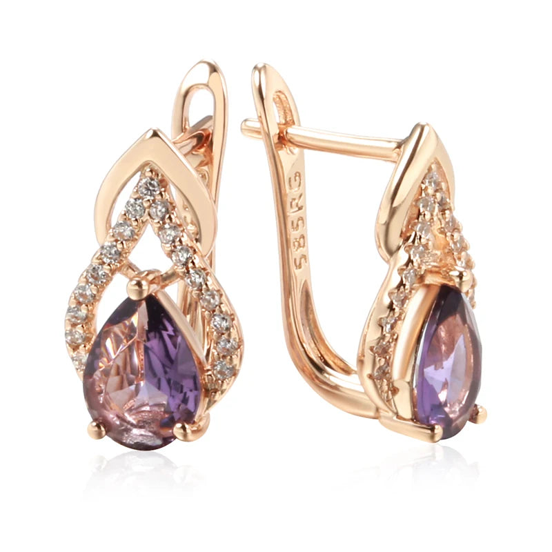 Halo Teardrop Earrings
